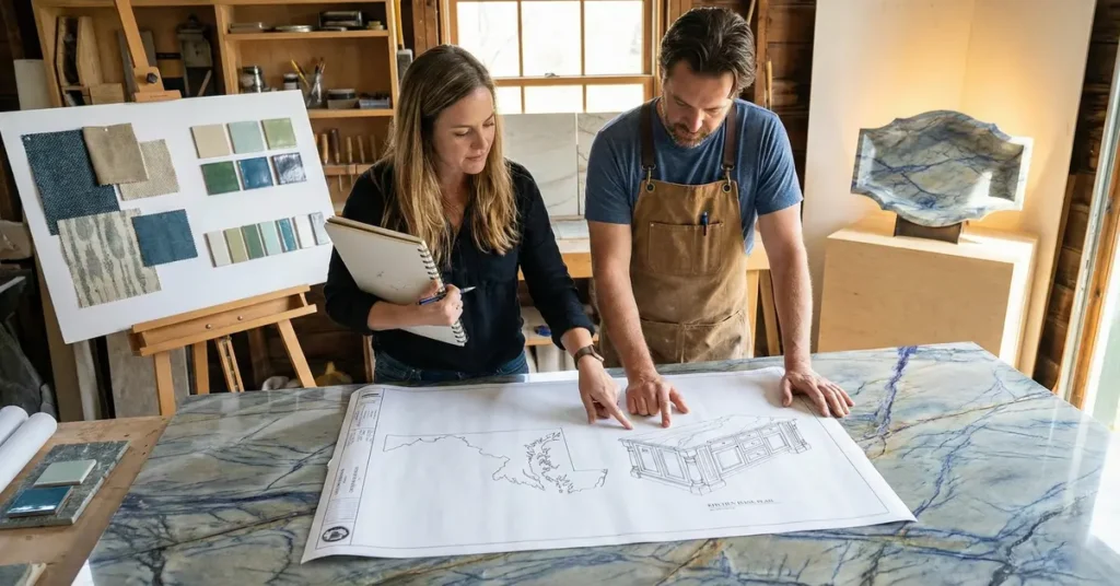 Artistic Collabs- Countertop Fabricator In Maryland Enrich The Design!