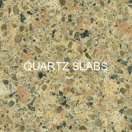 Macro shot of a quartz slab