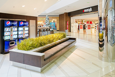 Resting area of fair oaks mall